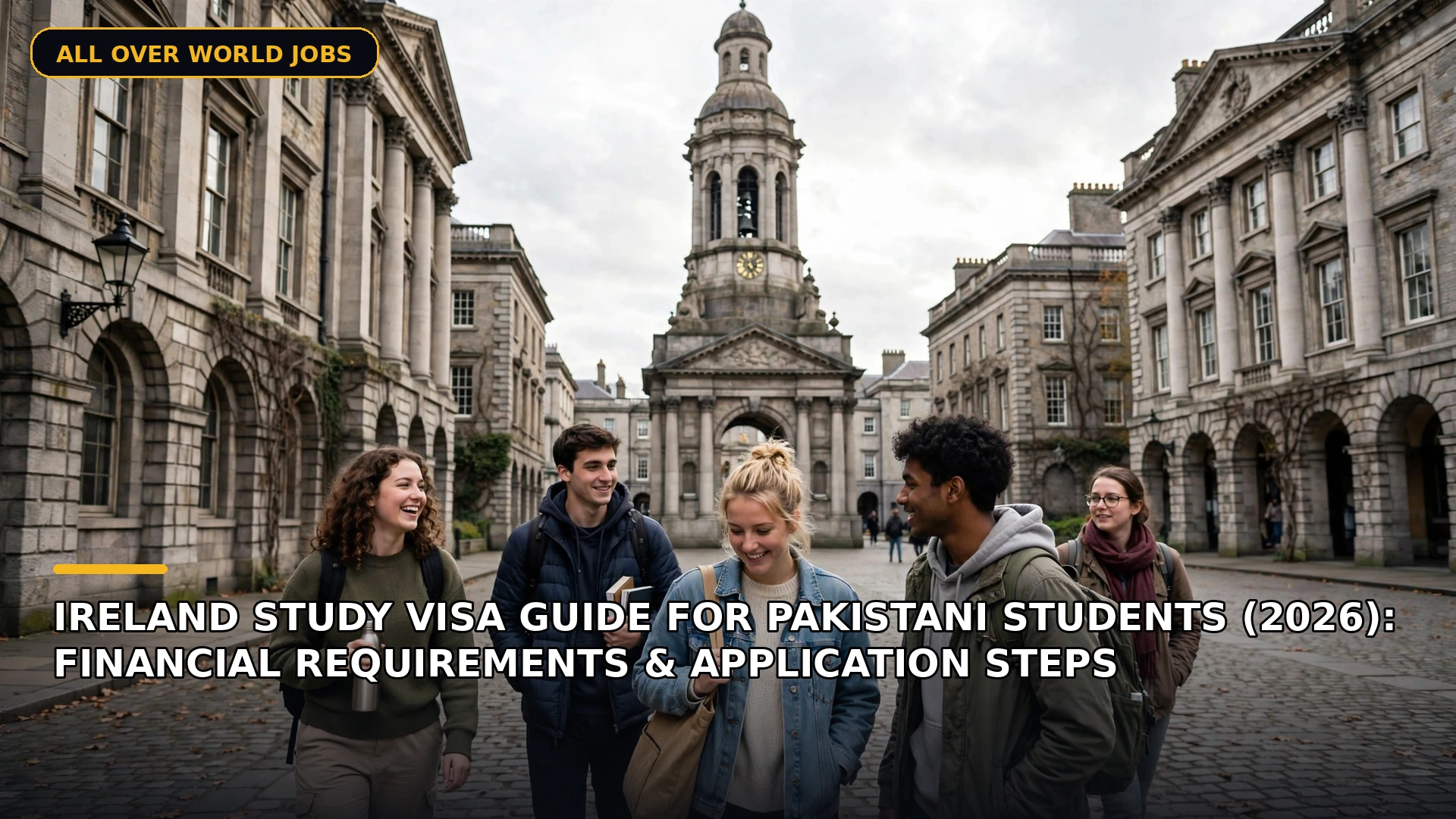 Ireland Study Visa Guide for Pakistani Students (2026): Financial Requirements & Application Steps